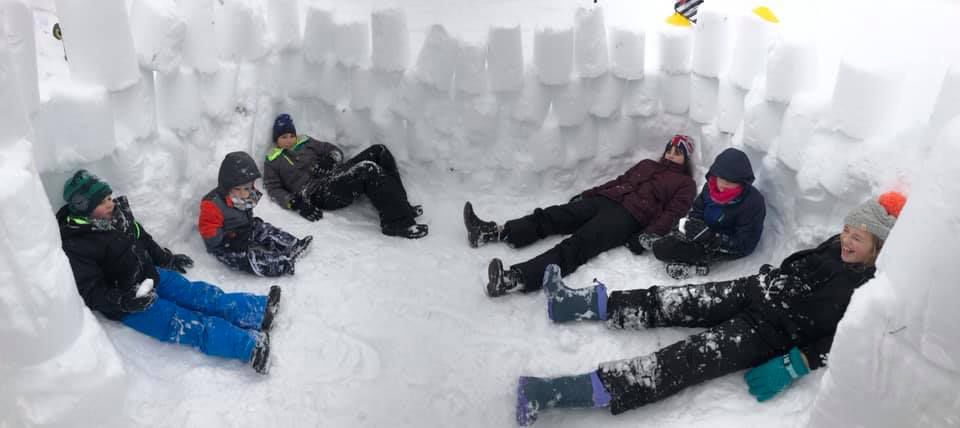 Snow fort